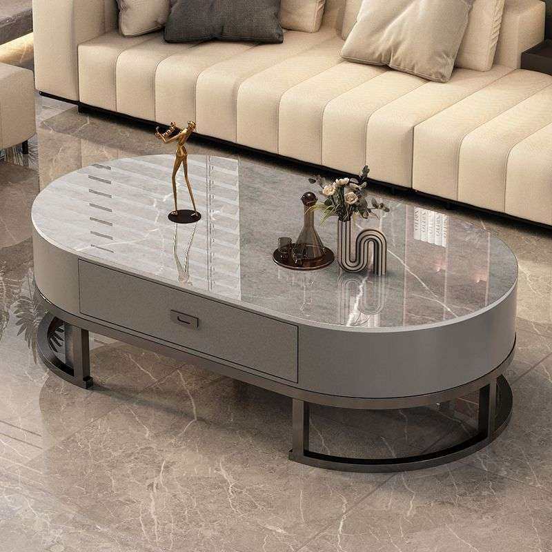 2025新款茶几客厅家用轻奢椭圆形桌子现代简约半圆形网红高端茶桌,电子元器件市场,其它元器件,淘宝优惠券,粉丝福利购,淘宝优惠卷