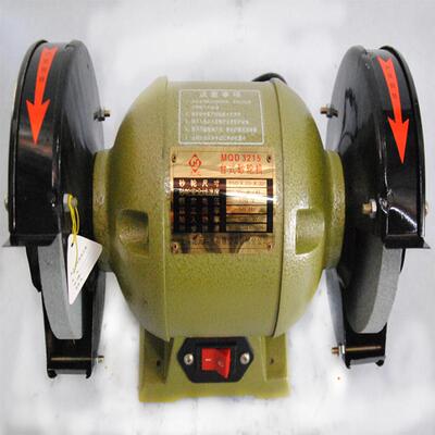 8inch200mm砂轮机MD3220台式铜芯砂轮机可选配护镜刀架