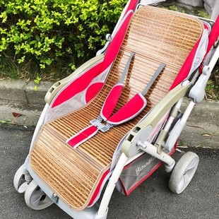 高档段用凉席童车凉竹推s车折叠两新款 双面气席透席X两面通用竹奢