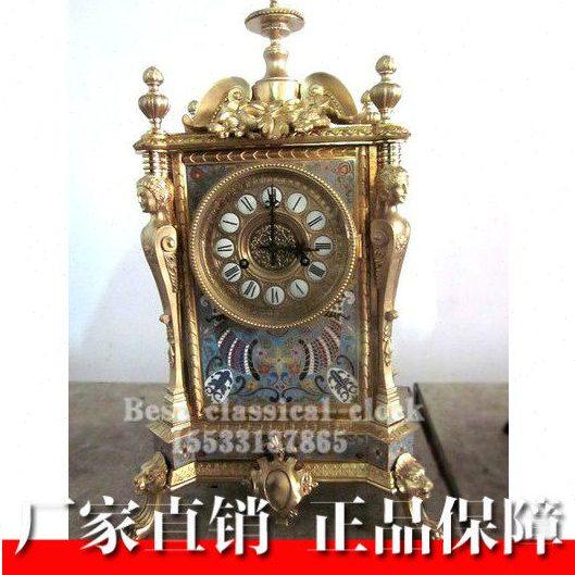 镀金四柱美女座钟|仿复古机械台钟|古典钟表|样板间装饰|壁炉钟表,家居饰品,座钟,淘宝优惠券,粉丝福利购,淘宝优惠卷