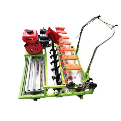 多功能播种机水稻各种菜汽油自走式精播机Fine seeding machine