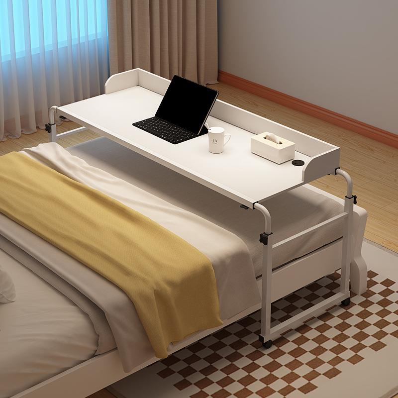 可翻转床上桌懒人升降卧室跨床桌可移动书桌电脑桌床边小桌子床桌
