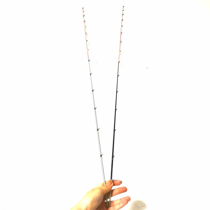 元径高4稍0棍5.0纯筏竿鲷道 全白环竿稍筏竿度陶瓷海玻纤导稍.