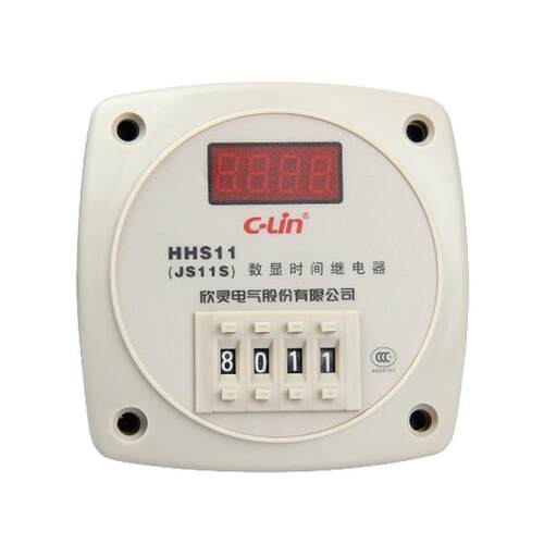 欣灵通电延时定时器厂时间控制器JS11S数显时间继电器 AC220V