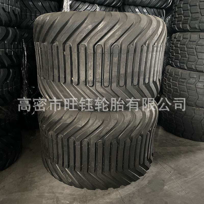 天力农用拖车运梁车800/45-26.5轮胎 人字林业宽基真空拖斗车轮胎