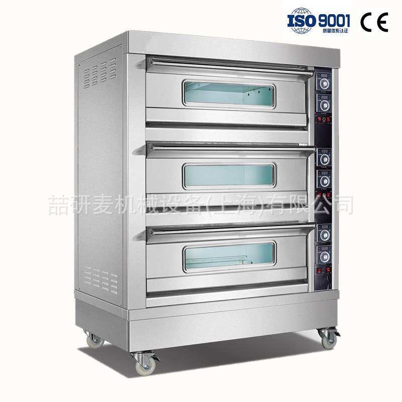 大容量商用电烤箱三门六控旋钮款烤箱 Bread processing machine