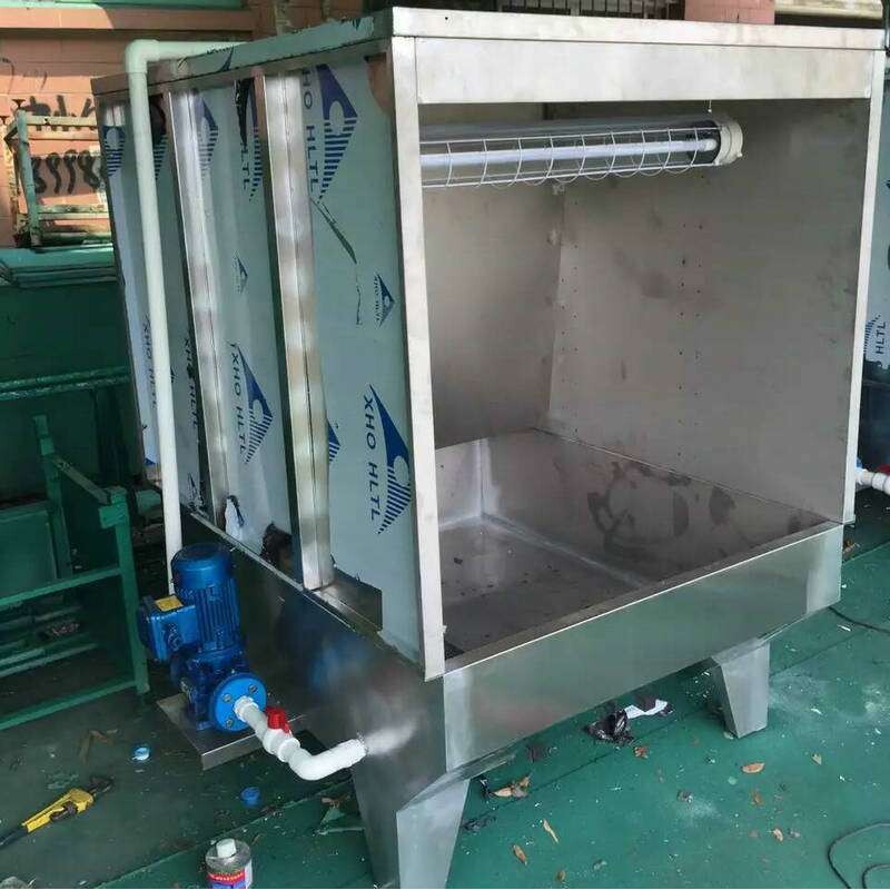 小型环保水帘柜喷漆台不锈钢工业喷漆房五金喷油柜喷漆柜专用