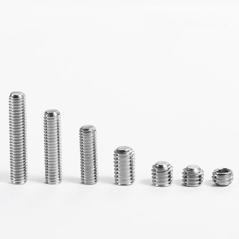 DIM134螺钉顶丝端紧定米不锈钢螺丝内六角无头N9M1016平M30机12