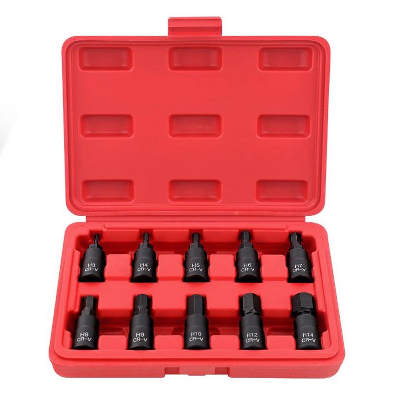 t5角内t30花六角批头m10内六角套筒套装梅花0 14m套筒头工具40t12