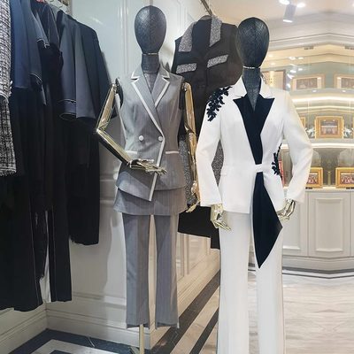 衣带服装店模特台子展示架半身头道具韩版缘体橱窗假模人偶女模特