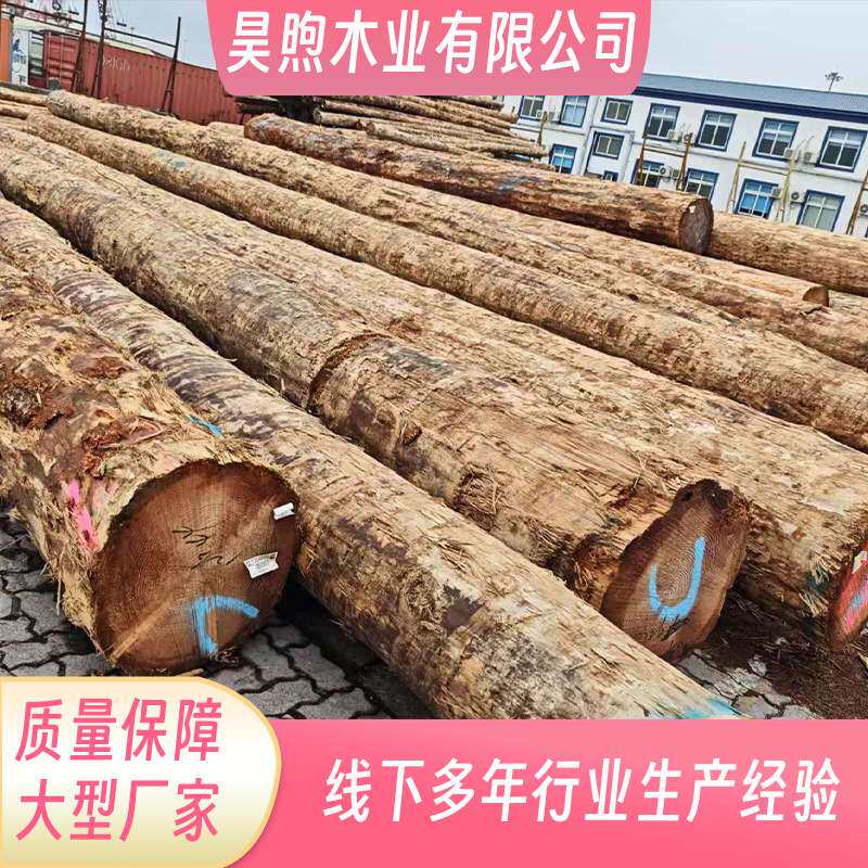 花旗松木工地方木建筑木方花旗松防腐木原木松木实木板