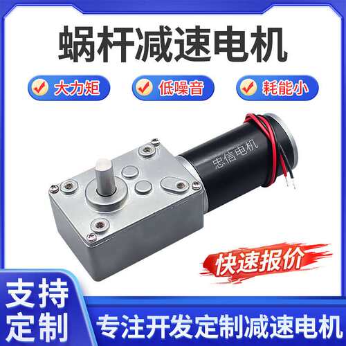 ZX- 5840-31ZY自动门窗蜗轮蜗杆减速电机 广告牌窗帘机微型