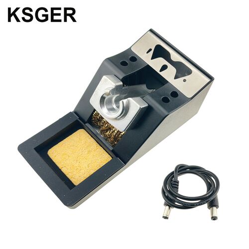 KSGER烙铁架C210 C245 C115金属材质自带休眠多功能烙铁座托架