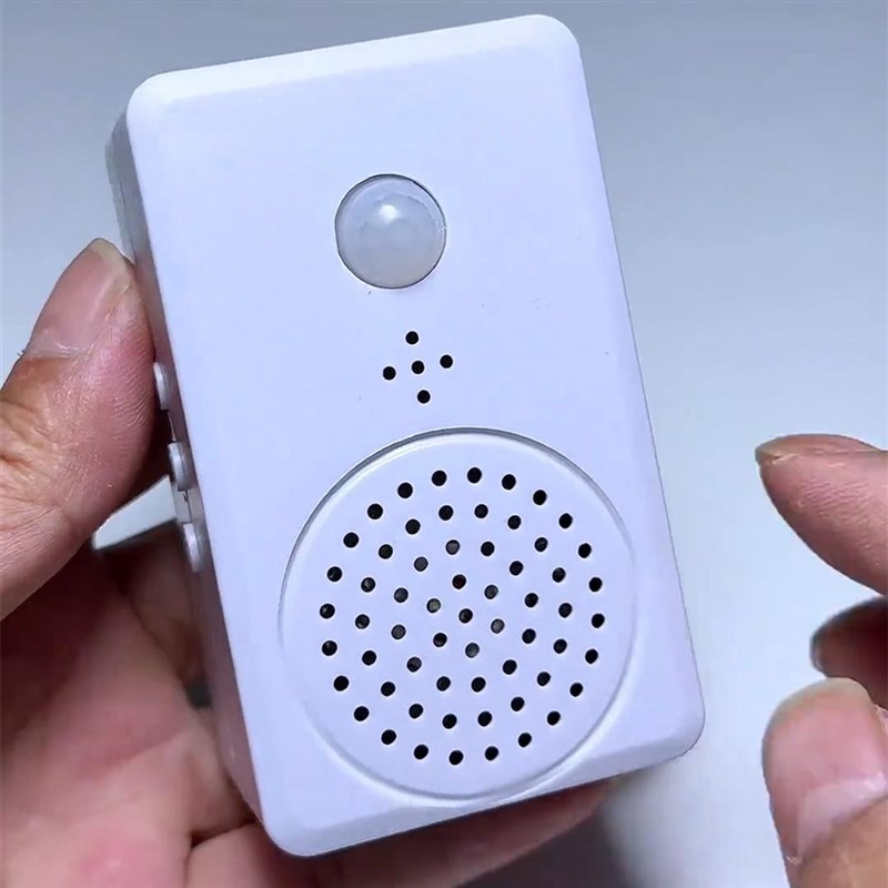 门口欢迎光临感应器进门店铺超市叮咚挂牌商用迎宾门铃语音报警器