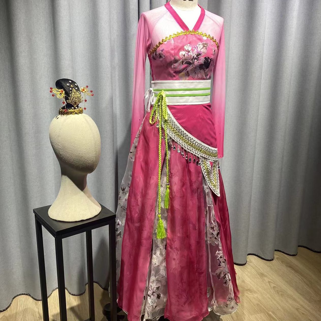 女雀表演服杯铜雯倩舞蹈服装销服饰高桃李演出服直古典舞艺考原版