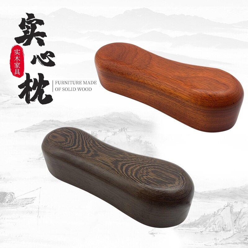 厂家鸡翅木枕凳颈椎实木枕头夏季家用凉枕木质按摩睡枕
