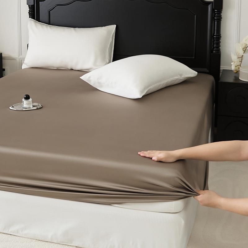 轻奢60支兰精天丝单件床笠席梦思床垫保护套防滑床罩简约床品