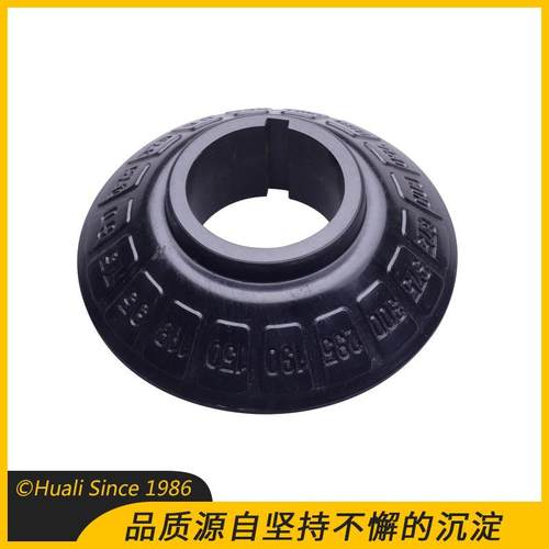 黑色圆形分度盘 数字转动刻度盘 铣床刻度盘 工业机床配件分度盘