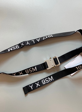 必入 原创1017 ALYX 9SM腰带 BELT机能战术锁扣男女 织花皮带腰链