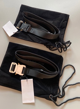 必入 1017 ALYX 9SM 腰带 BELT 机能战术锁扣男女通用 皮带腰链