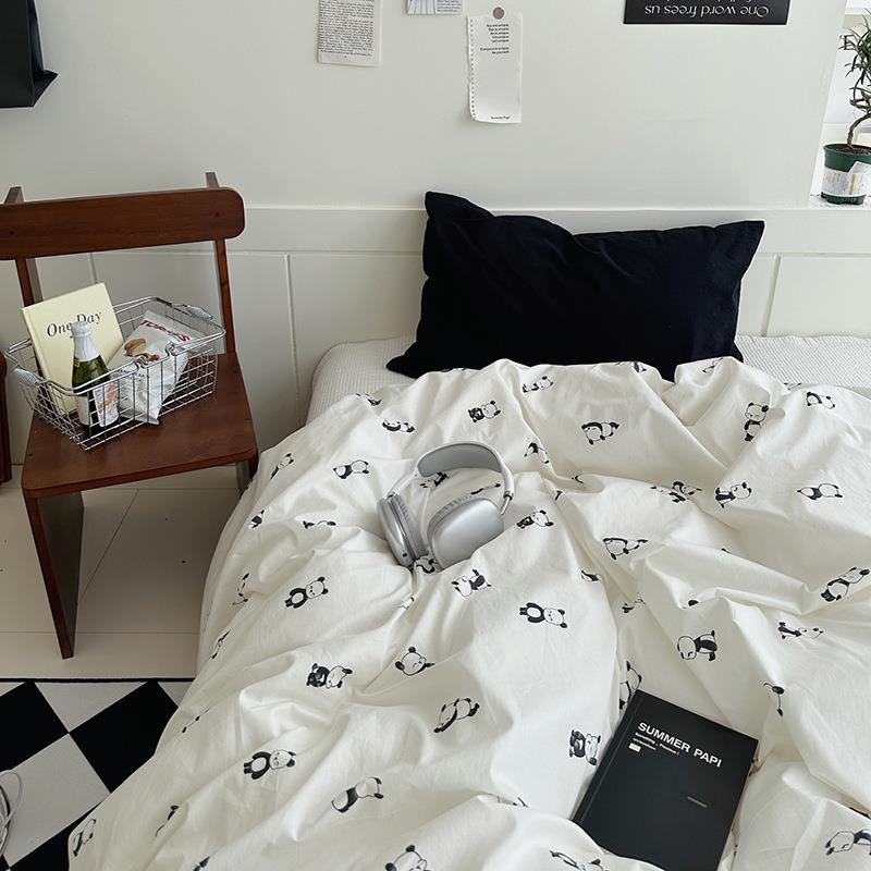 纯棉被套单件100全棉被罩三件套被单床单四件套枕套碎花小清新夏