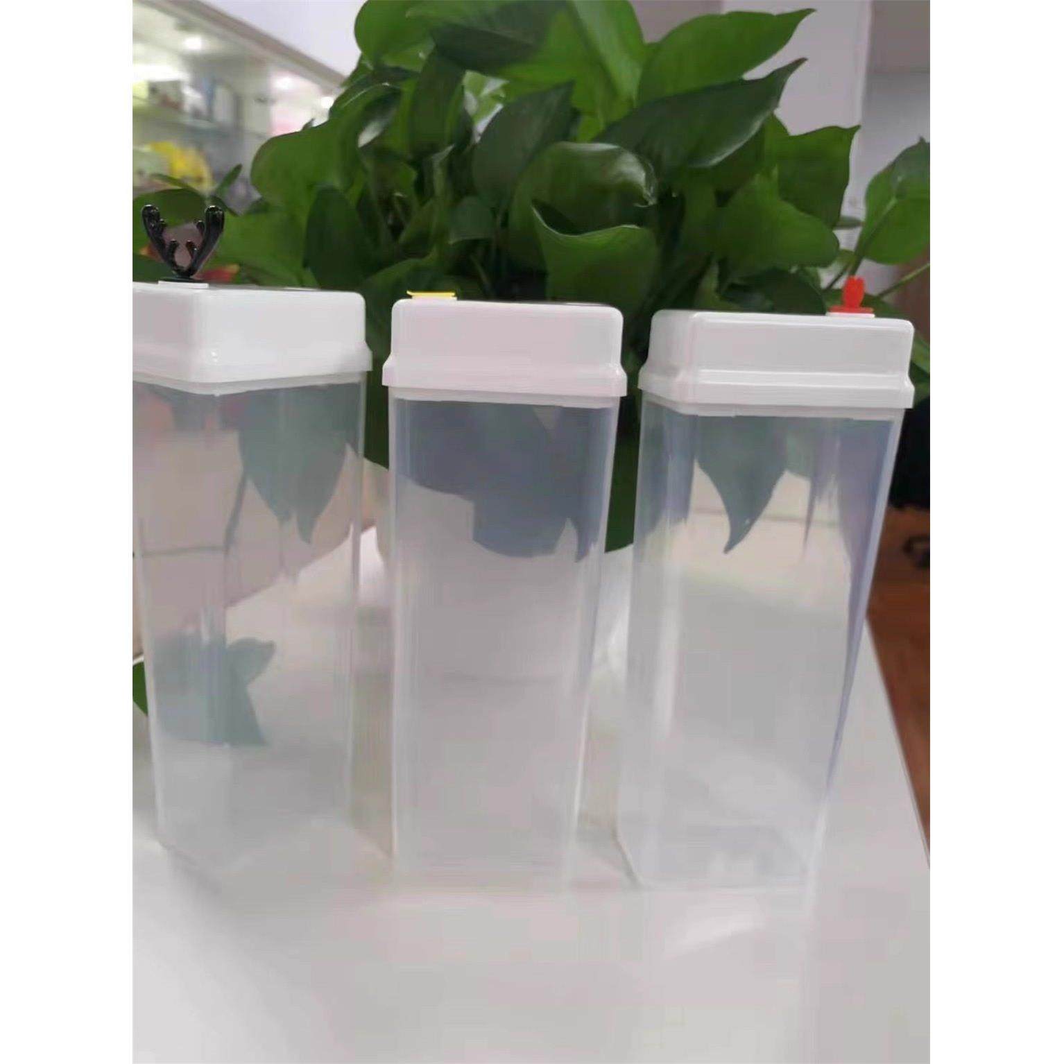 500ml新奶茶杯Pp耐高温创意砖杯一次性塑料瓶饮料瓶果汁瓶