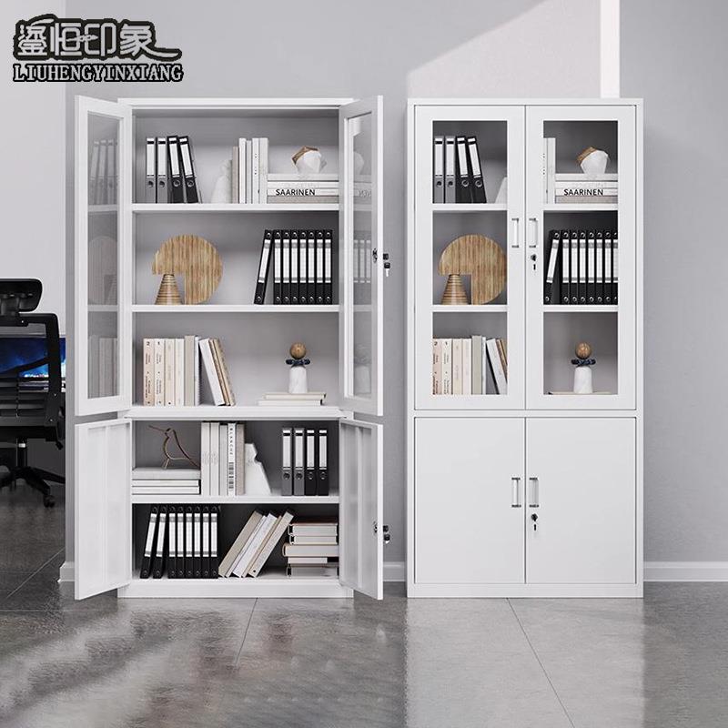 财务凭证柜铁皮柜文件柜办公室资料柜档案收纳带锁矮柜储物柜靠墙