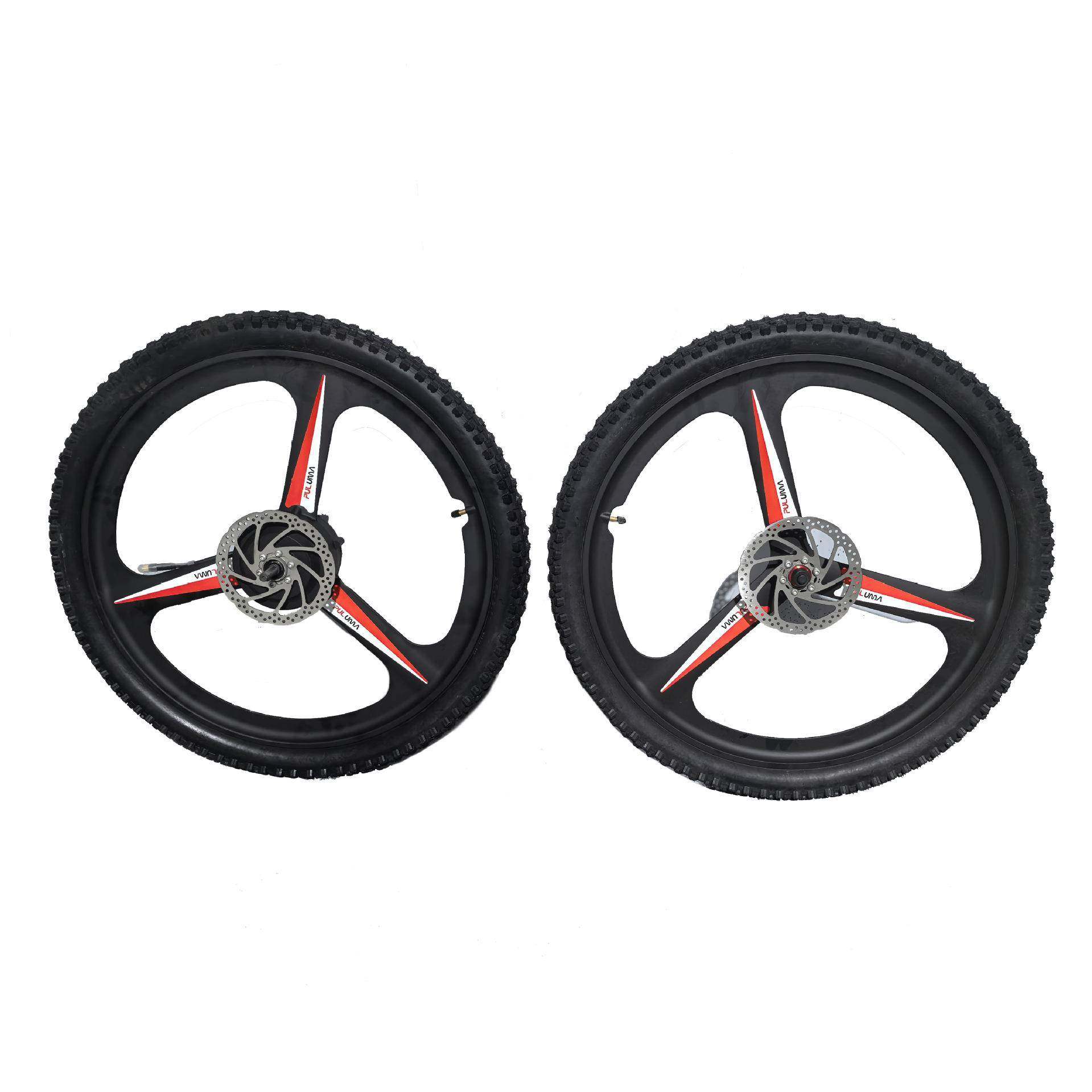 电动自行车电机一体轮26寸电动自行车电机电动自行车改装套件