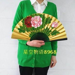 折扇扇子舞蹈京剧越剧中国风戏曲C表演金扇贵妃醉酒牡丹梅花梁祝