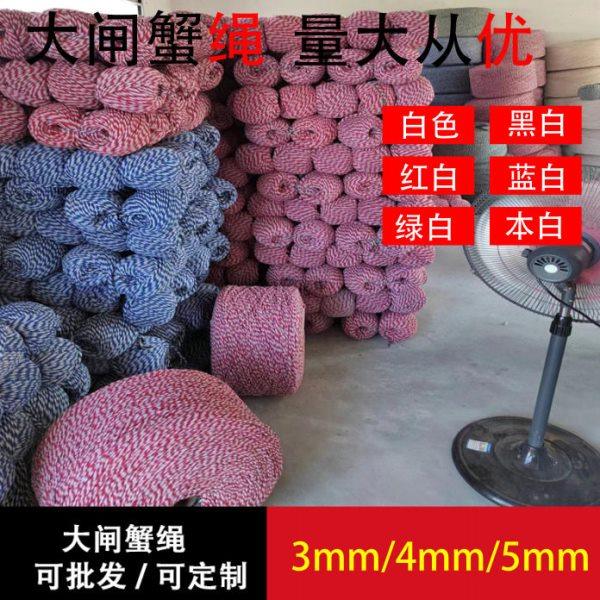 源头工厂现货 3-4-5毫米再生棉纱大闸蟹捆绑绳扎螃蟹专用绳,居家布艺,绳子,淘宝优惠券,粉丝福利购,淘宝优惠卷