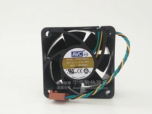 AVC 6025 12V 0.7A DS06025B12U 4线温控 CPU风扇 双滚珠 6厘米