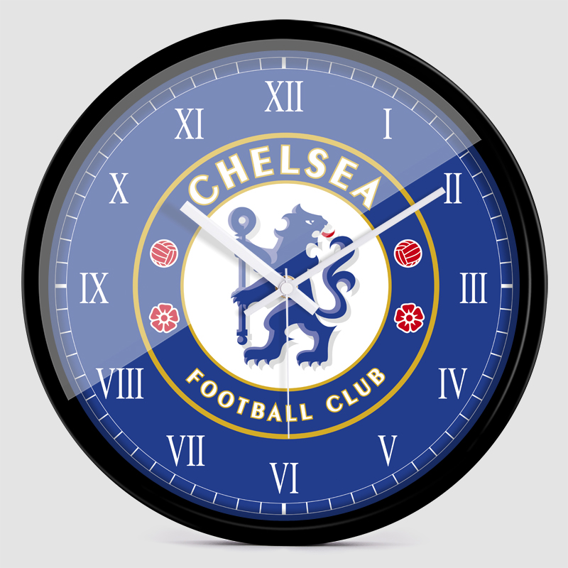 个性创意切尔西球队圆钟家居挂表个性潮流R时尚创意石英挂钟