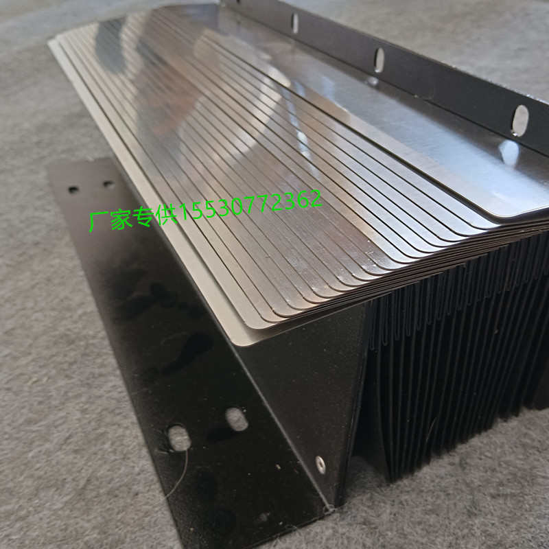 CNC数控机床力劲TO-510/7z10导轨Z轴伸缩钣金不锈钢防护罩盔甲盖