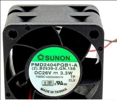 PMD2404PQB1-A 26V 3.3W 4CM 原装建准SUNON 40*40*28 变频器风扇