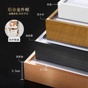 大芬油画村装饰画客厅现代简约抽象艺术挂画民宿几何北欧卧室壁画