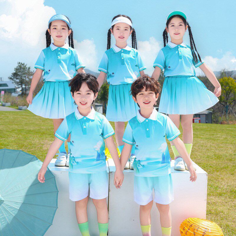 儿童演出服蓬蓬裙小学生舞蹈服港现代舞服装