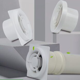 九叶墙式孔口空调2入mm50风空调寸新风机排风扇排气扇免打孔家用