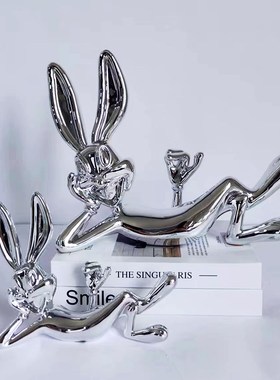 锦轩阁 酒柜装饰品摆件客厅柜子兔子新J家隔断书柜电视柜玄关高档