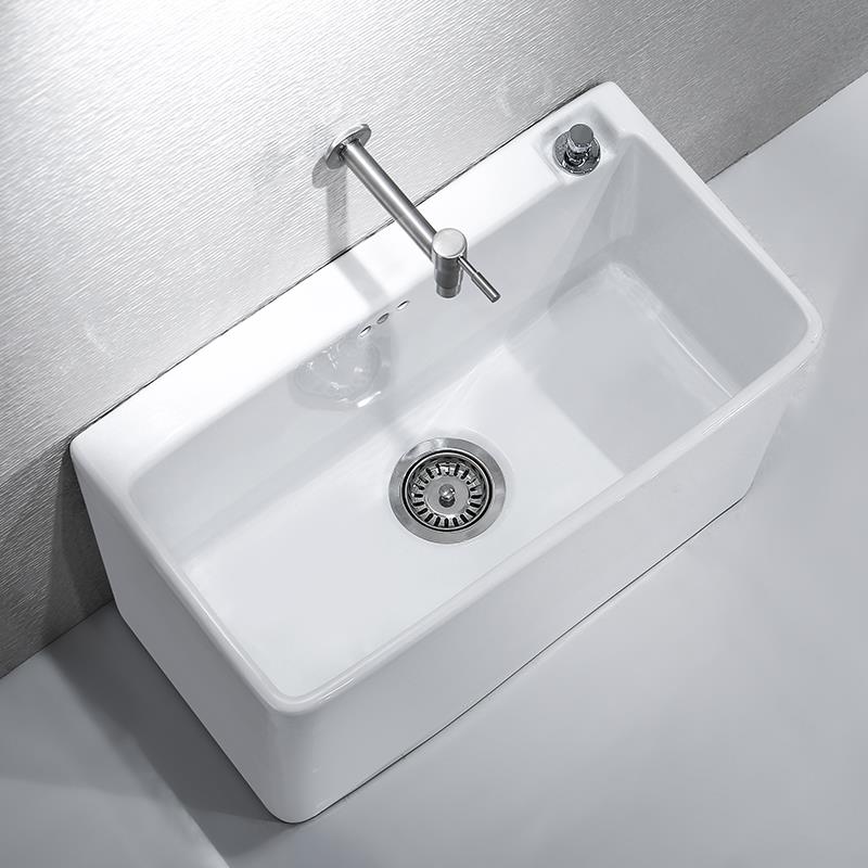 A10L阳台洗拖把池家用卫生间地盆拖布池长方形墩布池落地式小号槽