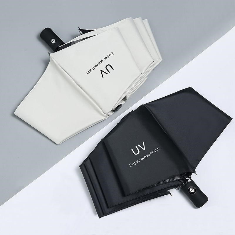 三节太阳伞全自动UV伞三折叠学生男士伞大号超大双人雨伞遮阳防晒