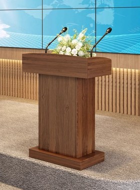 演讲台发言台讲台桌讲桌简易教室迎宾台导购教师登U记接待前台桌