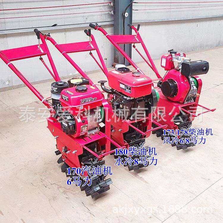 履带式柴油机180型单链轨微耕机犁地机荒地开沟机耙地播种机施肥