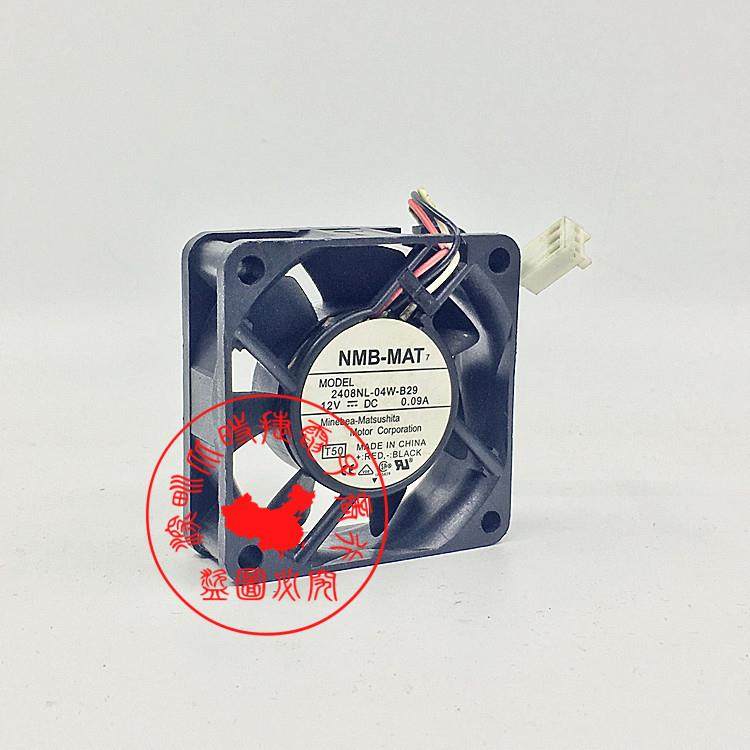 NMB 2408NL-04W-B29/B56/B66 12V 0.09A 0.14A 0.21A 6CM风扇6020