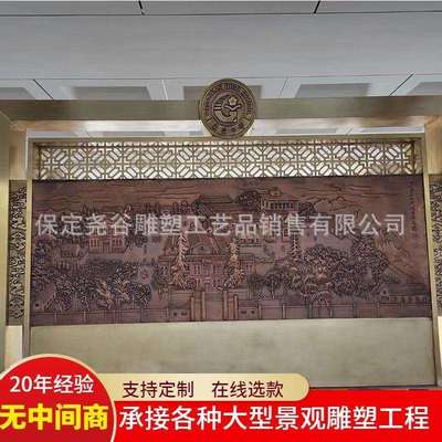 大型校园锻铜铸铜浮雕墙壁装饰学校简介绍平面缩略图正反面指示牌