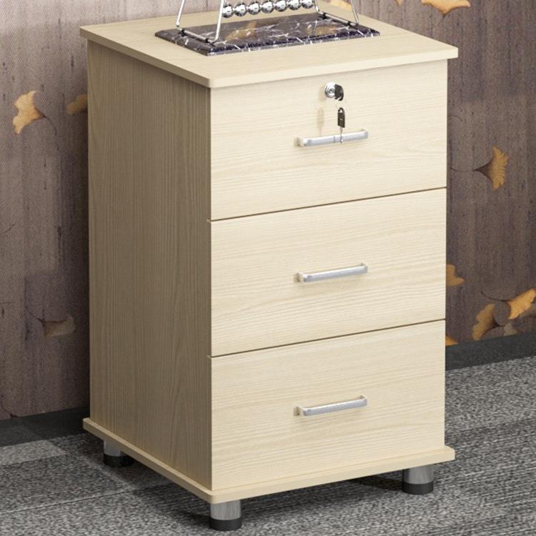 木质矮柜工具柜带锁多层抽屉储物柜加高办公室移动柜文件柜资料柜