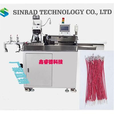 全自动五线打端沾锡机电子线端子机单头打端压接机自动剥线压线机