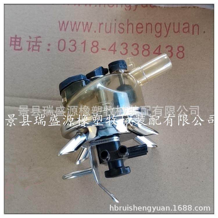 现货供应养殖设备挤奶机配件 不锈钢底座集乳器 吸奶器配件集乳器