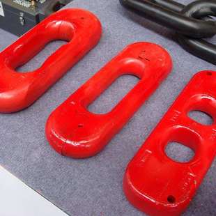 现货销售 48*152立式接链环 帕森斯矿用锁式锯齿环 扁平式接链环