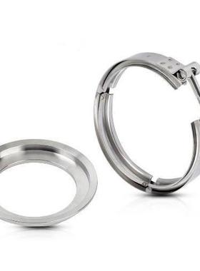 含税 S400 S400SXE S475 S480 T6 涡轮不锈钢法兰卡箍5-4寸