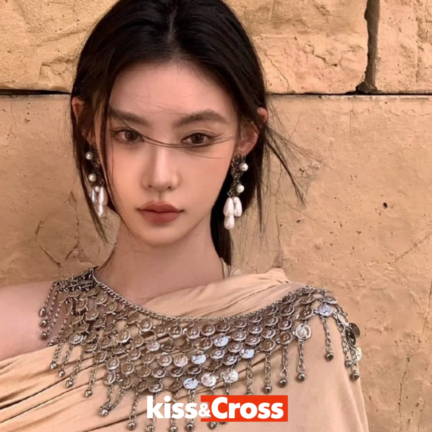 KissCross沙漠敦煌流苏项链